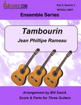 Tambourin Guitar and Fretted sheet music cover